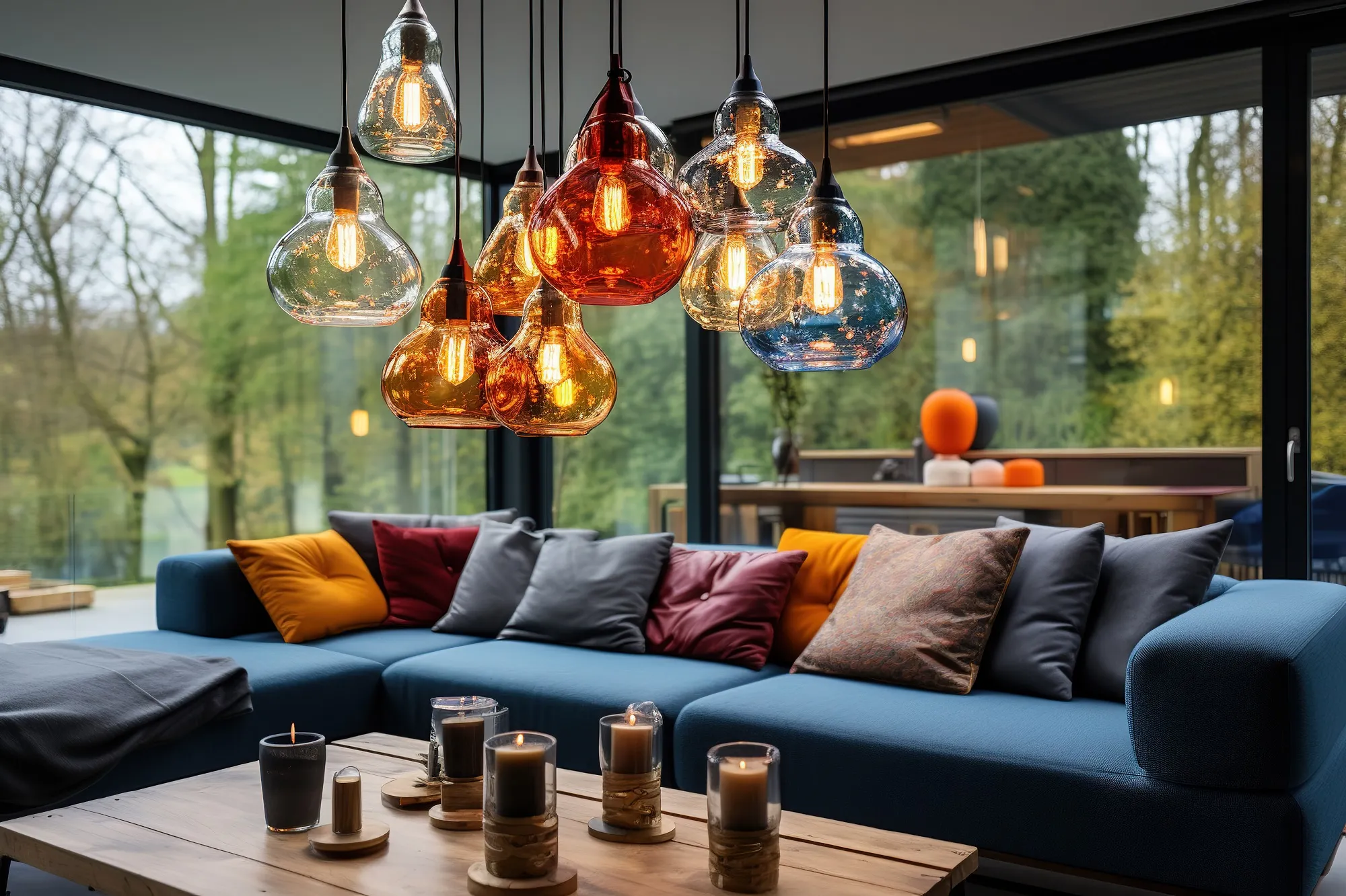 lights in sitting room